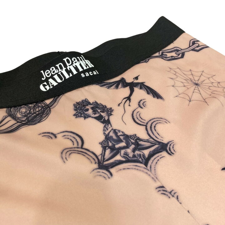 楽天市場】【中古】sacai×Jean Paul GAULTIER 総柄レギンスパンツ 21 