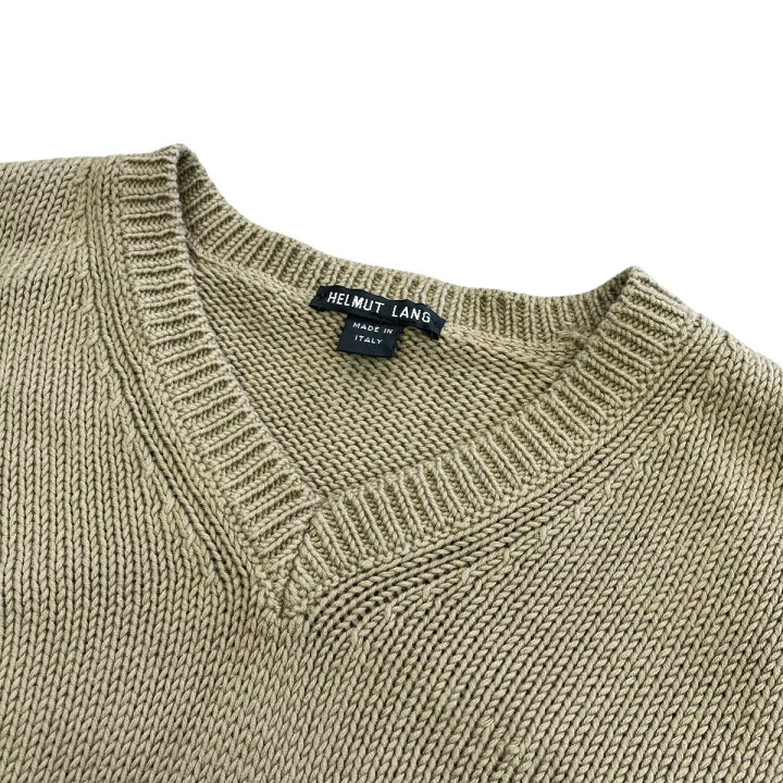 楽天市場】【中古】HELMUT LANG本人期 コットンVネックセーター LZA7 
