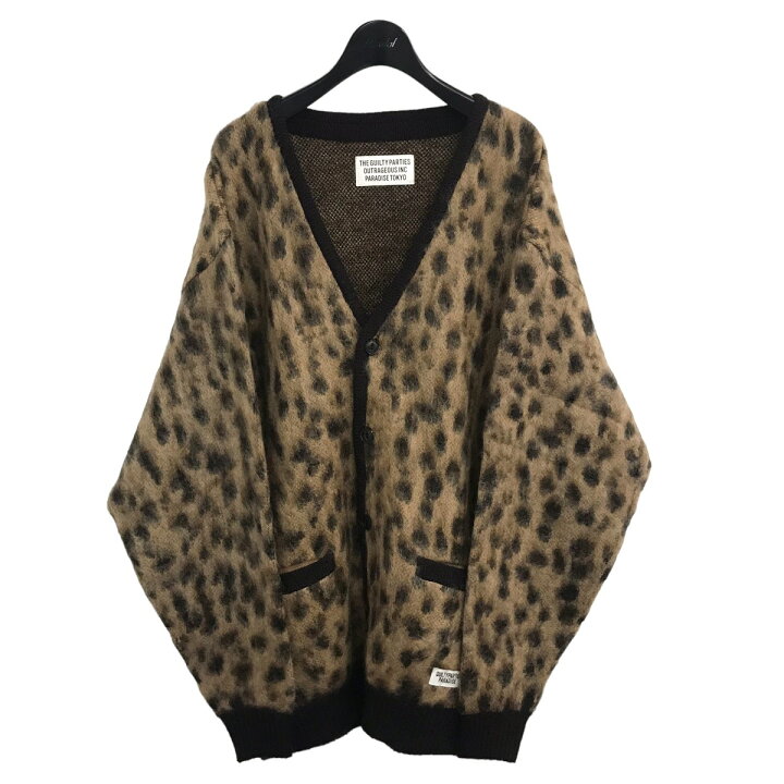 楽天市場】【中古】WACKO MARIA 23SS 「LEOPARD MOHAIR CARDIGAN  
