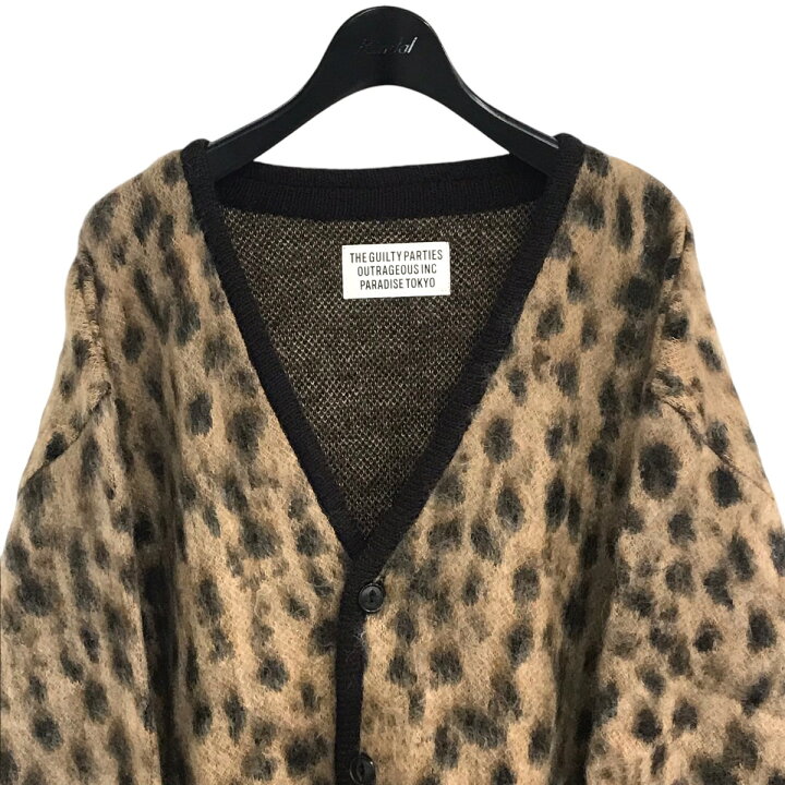 楽天市場】【中古】WACKO MARIA 23SS 「LEOPARD MOHAIR CARDIGAN 