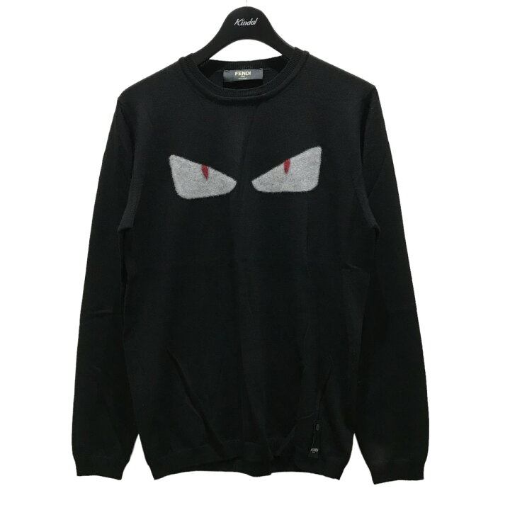 楽天市場】【中古】FENDI モンスターニット PR12-15-876 ブラック  