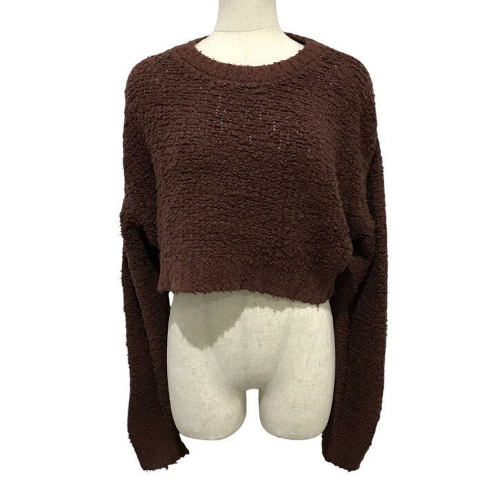 楽天市場】【中古】NKNIT ウールカシミヤニット ブラウン サイズ：Free 