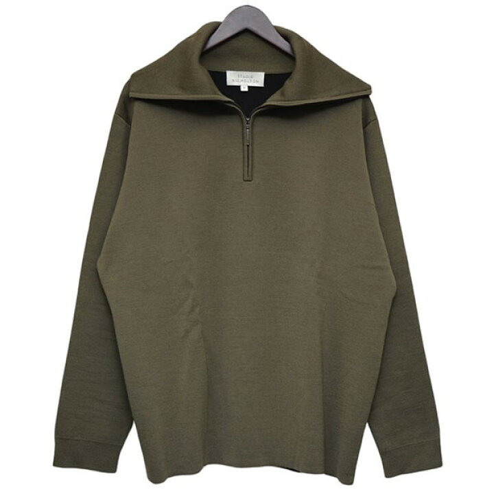 楽天市場】【中古】STUDIO NICHOLSONハーフジップニットブルゾン 