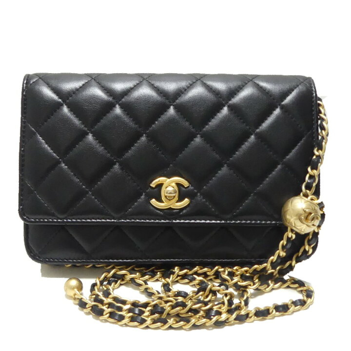 楽天市場】【中古】CHANEL マトラッセ ココマークボール ラムスキン  