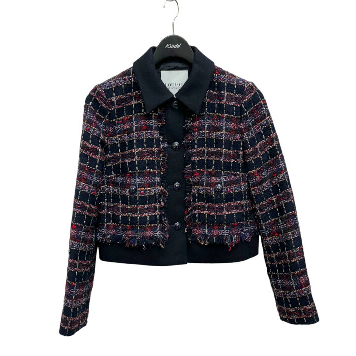 楽天市場】【中古】Loulou Willoughby チェックツイードジャケット  
