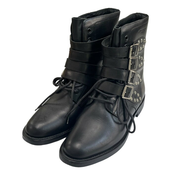 楽天市場】【中古】Saint Laurent Paris スタッズベルトブーツ  