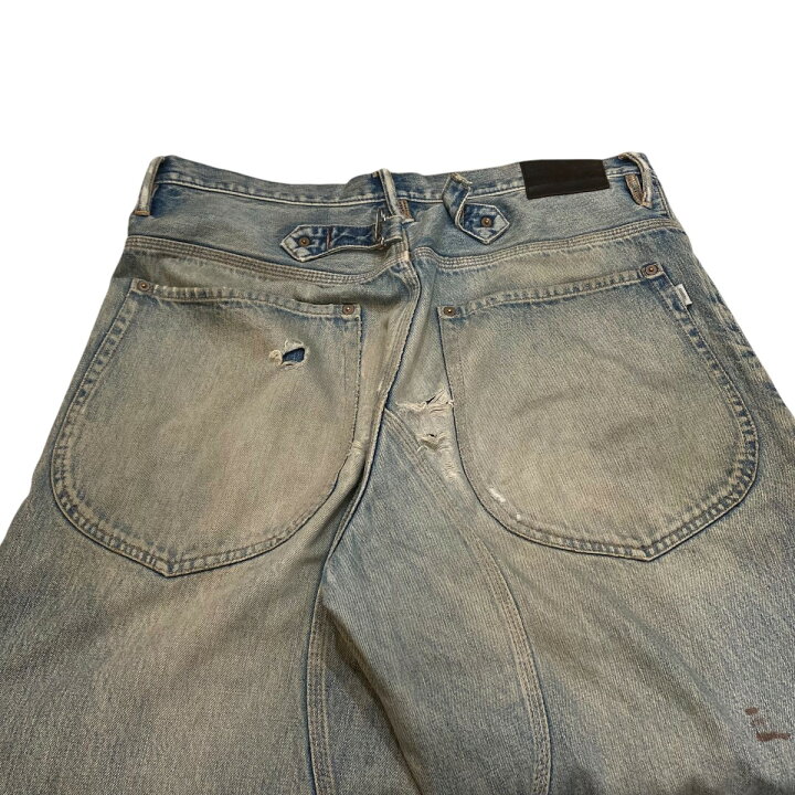 楽天市場】【中古】SUGARHILL 22SS × UNUSED FADED DOUBLE KNEE DENIM 