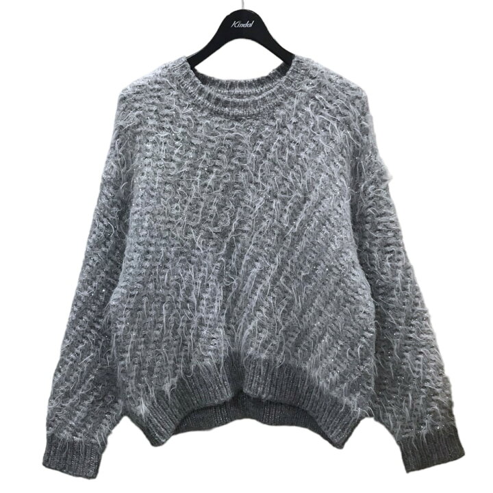 楽天市場】【中古】Gypsohila ニットセーター Feather Glitter Knit  