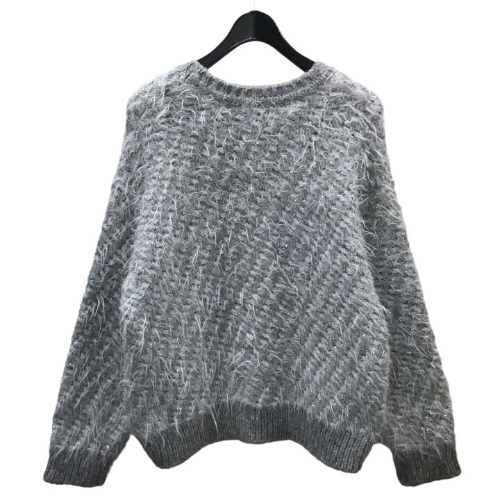 楽天市場】【中古】Gypsohila ニットセーター Feather Glitter Knit 