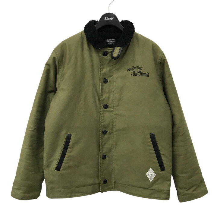 楽天市場】【中古】THE CRIMIE デッキジャケット カーキ サイズ：XL 