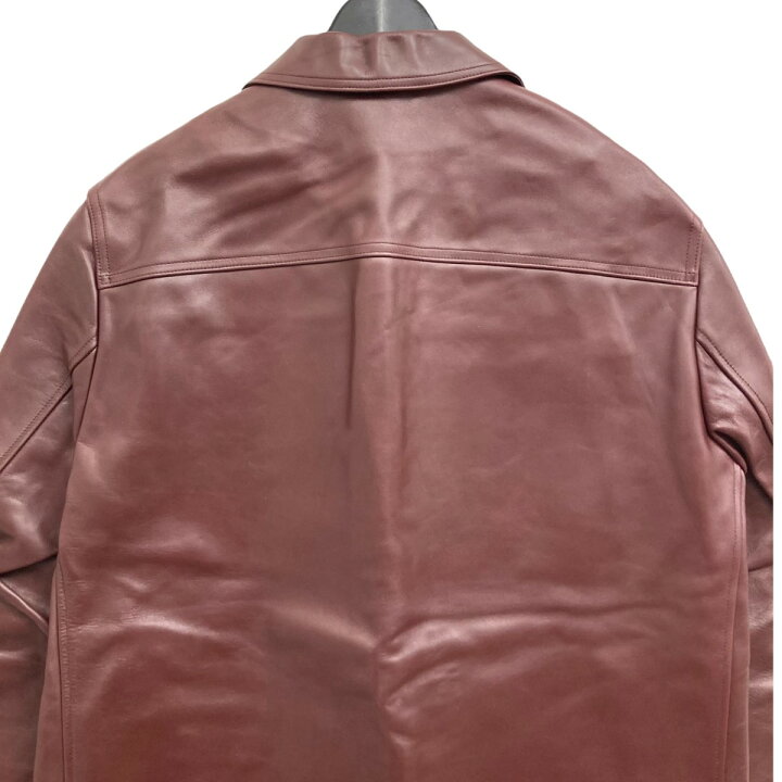 楽天市場】【中古】JIL SANDER レザージャケット バーガンディー 