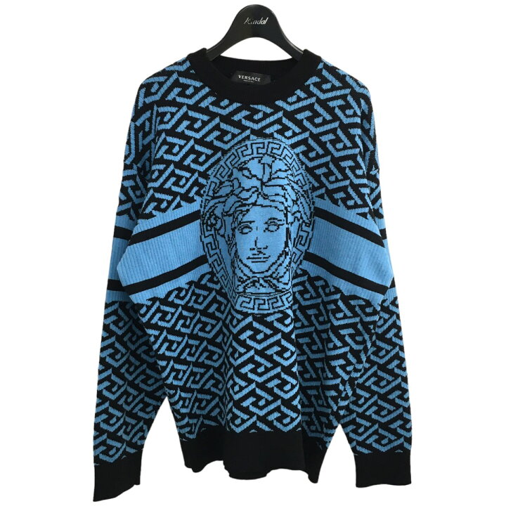 楽天市場】【中古】VERSACE メデューサ柄ニット 1003621 1A02495 