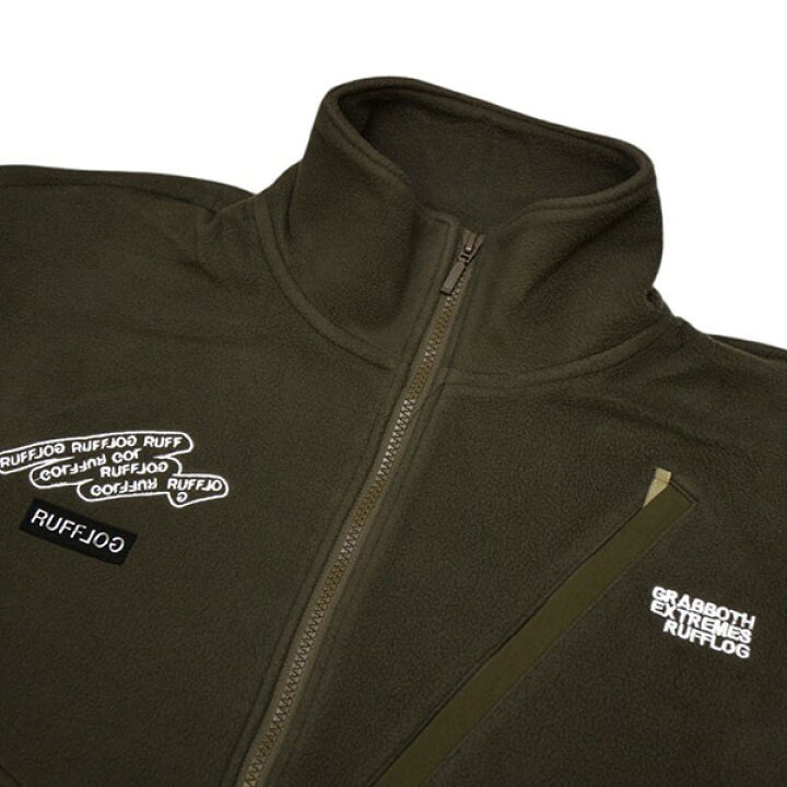 楽天市場】【中古】RUFFLOG フリースジャケット 1M22AW606 カーキ 