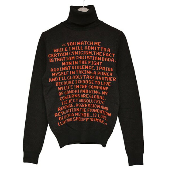 楽天市場】【中古】CHRISTIAN DADA プリントタートルネックニット CDM 