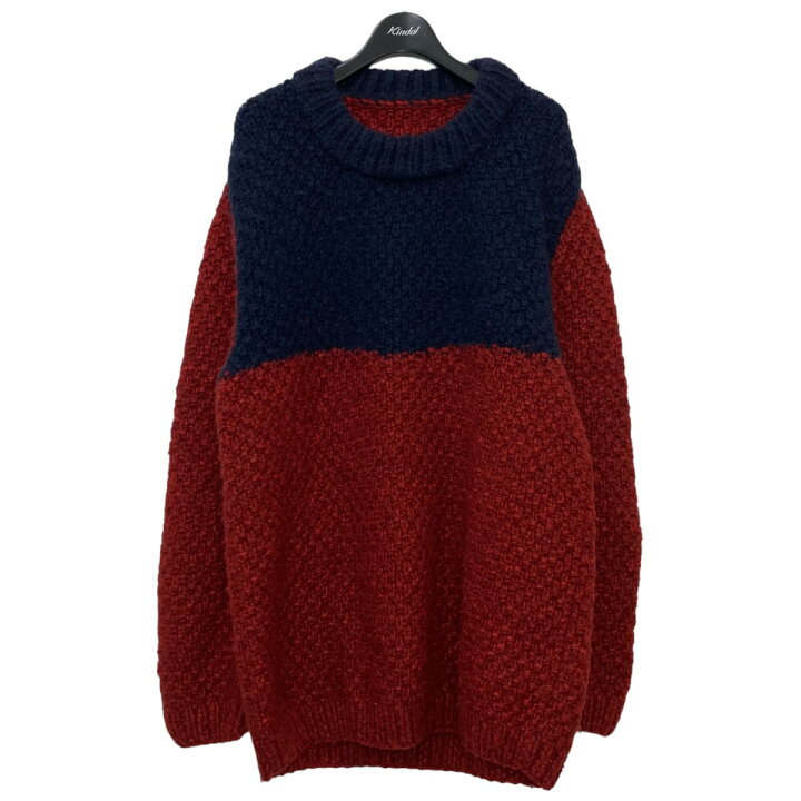 Maison Margiela ニット・セーター S 赤x紺x白 【古着】【中古】（楽天  