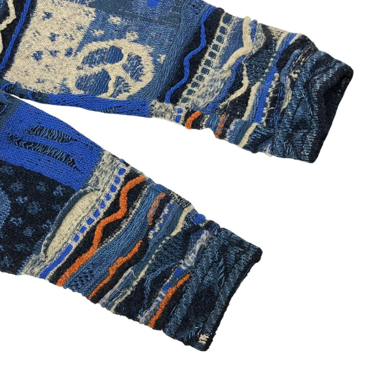 楽天市場】【中古】KAPITAL 7G BORO GAUDYクルーセーター ブルー 