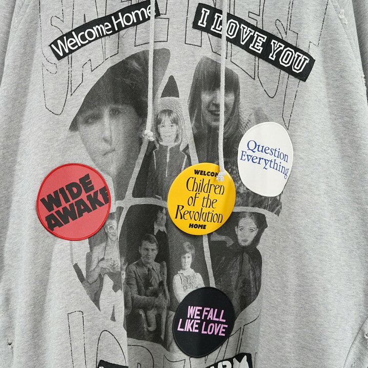 楽天市場】【中古】RAF SIMONS21SS DESTROYED OVERSIZED HOODIE 