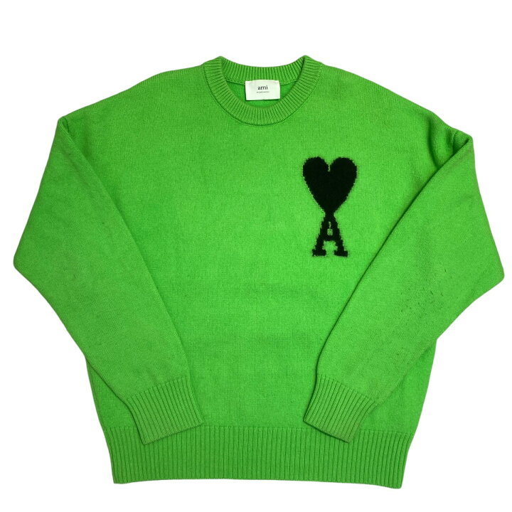 楽天市場】【中古】AMI Alexandre Mattiussi ロゴクルーネックニット 