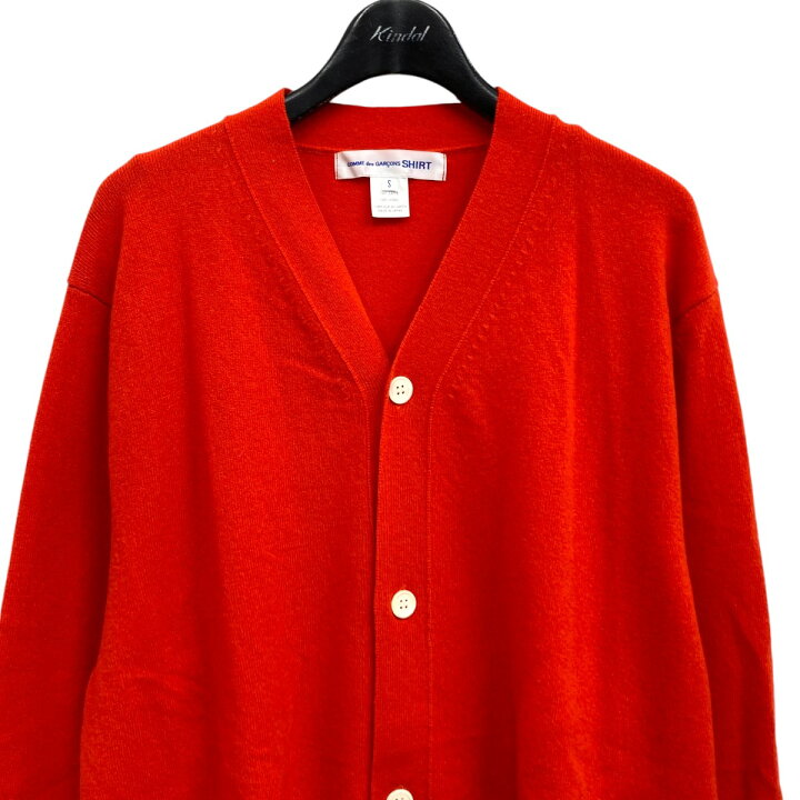 楽天市場】【中古】COMME des GARCONS SHIRTカーディガン レッド 