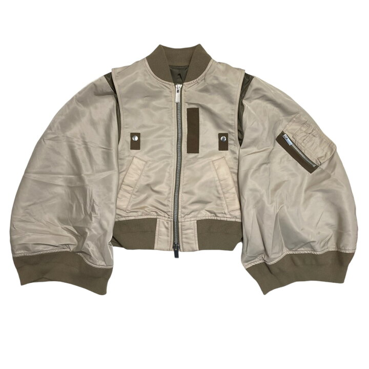 楽天市場】【中古】sacai 22SS ツイルミックスケープボンバー  