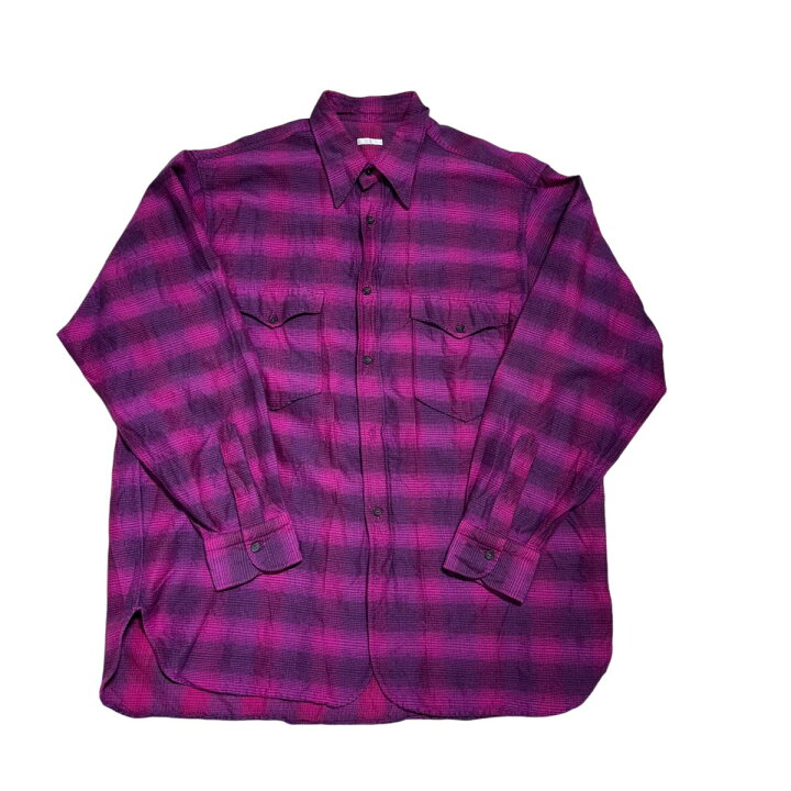 楽天市場】【中古】COMOLI チェック ウールシルクワークシャツ u03 