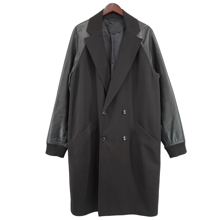 楽天市場】【中古】ALEXANDER WANG袖ラムレザー 切替 ダブル  