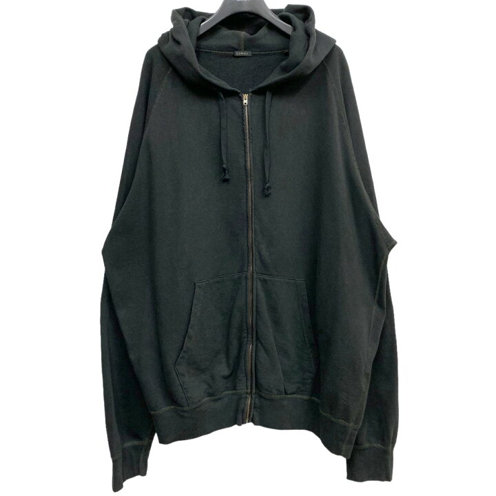 楽天市場】【中古】COMOLI 24SS 製品染 裏毛 ジップパーカ ブラック 