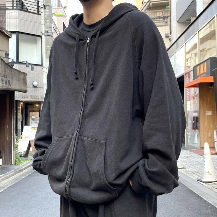 楽天市場】【中古】COMOLI 24SS 製品染 裏毛 ジップパーカ ブラック 