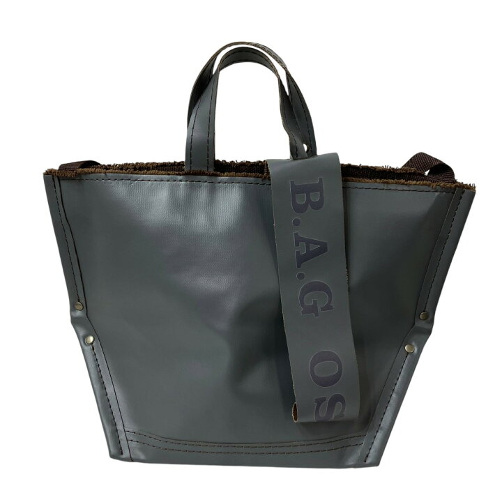 楽天市場】【中古】ebagos PVC Y字トート2WAYバッグ グレー×ブラウン  