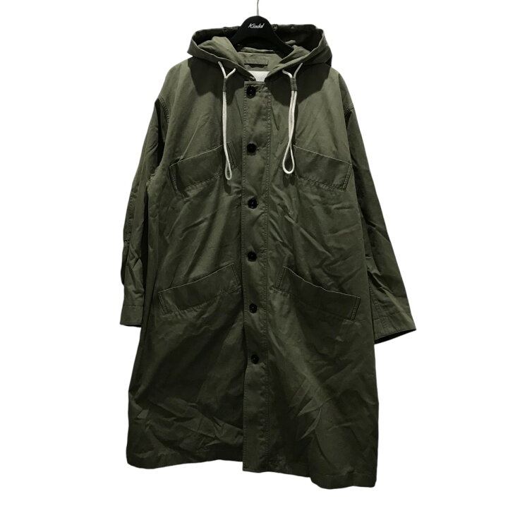 楽天市場】【中古】JIL SANDER フーデッドミリタリーコート  