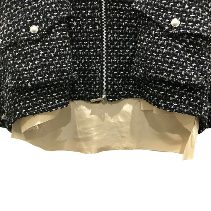 楽天市場】【中古】sulvam 23AW FANCY TWEED OVER BLOUSON ファンシー 