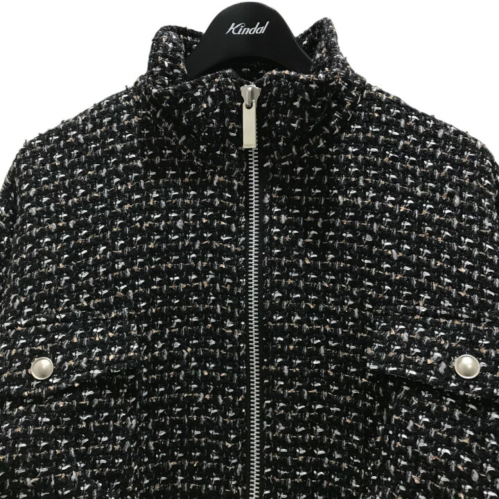 楽天市場】【中古】sulvam 23AW FANCY TWEED OVER BLOUSON ファンシー 