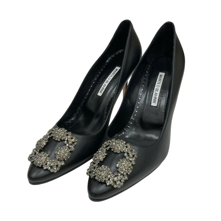 楽天市場】【中古】Manolo Blahnik HANGISI FMC ヒールパンプス 