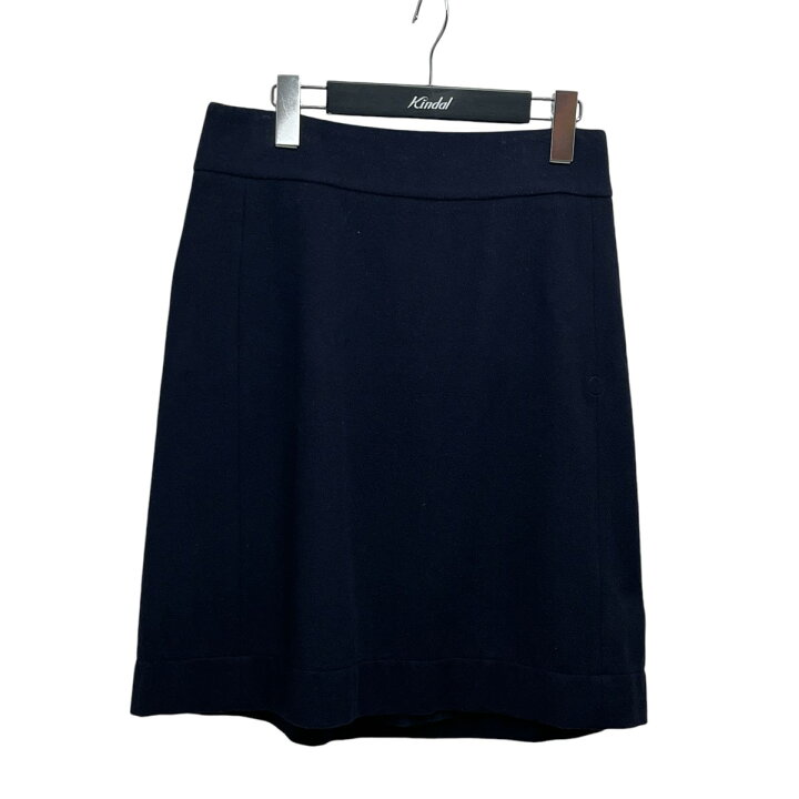 楽天市場】【中古】MIU MIU ウールカシミヤスカート ネイビー サイズ 