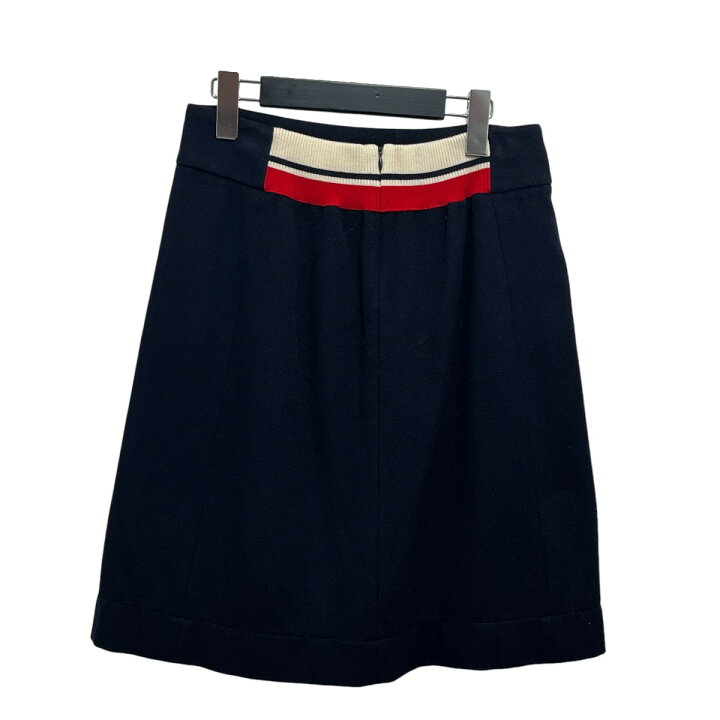 楽天市場】【中古】MIU MIU ウールカシミヤスカート ネイビー サイズ 