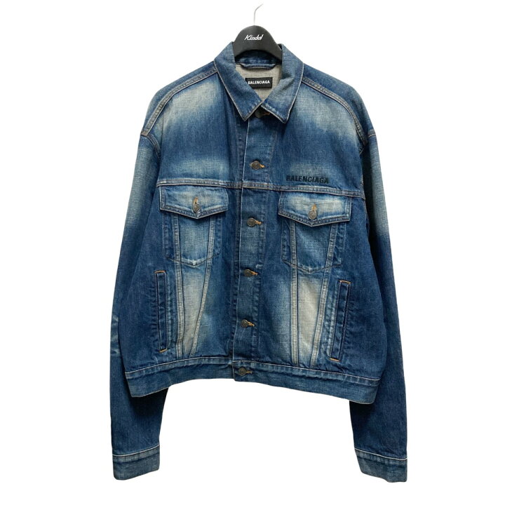 楽天市場】【中古】BALENCIAGA バックロゴ デニムジャケット 620728 