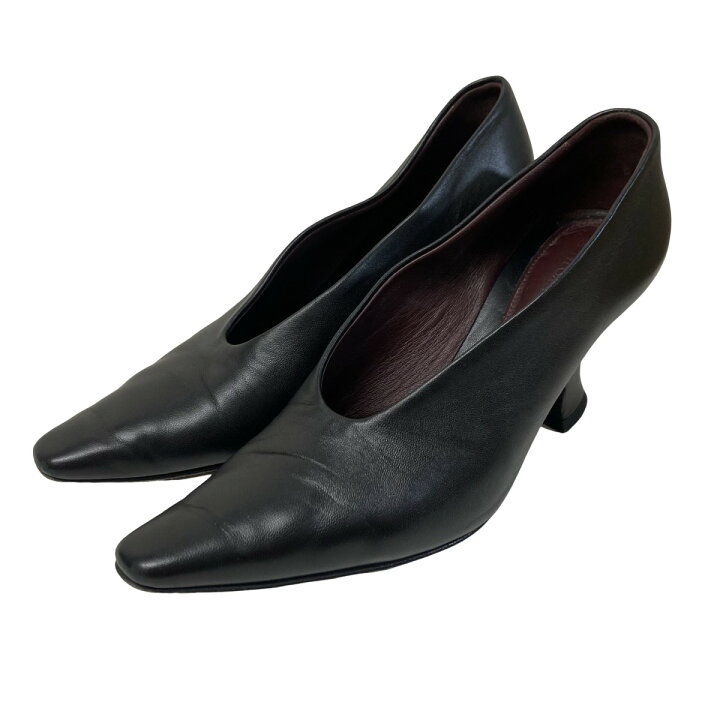 楽天市場】【中古】BOTTEGA VENETAアーモンドパンプス ブラック サイズ 