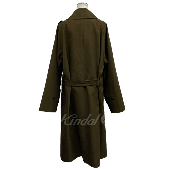 楽天市場】【中古】COMOLIウールアージタイロッケンコート カーキ  
