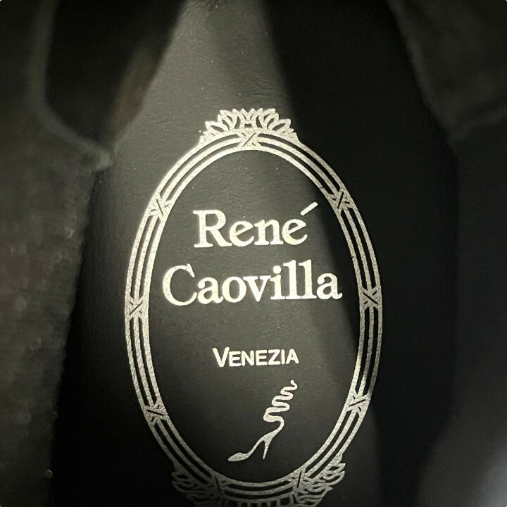 楽天市場】【中古】RENE CAOVILLA サイドゴアブーツ ブラック サイズ 