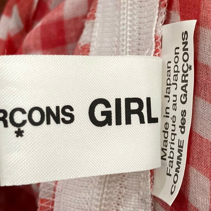 楽天市場】【中古】COMME des GARCONS GIRL22SS ギンガムチェック 