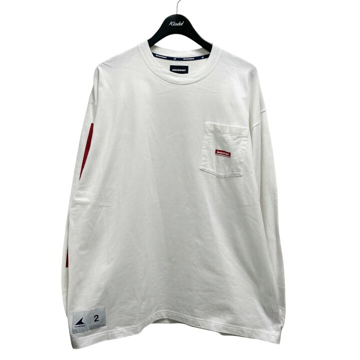 楽天市場】【中古】DESCENDANT ロゴプリントロングTシャツ ホワイト 