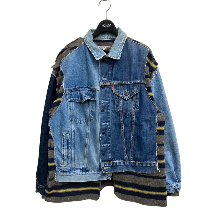 楽天市場】【中古】Rebuild by Needles リメイクドッキングデニム 