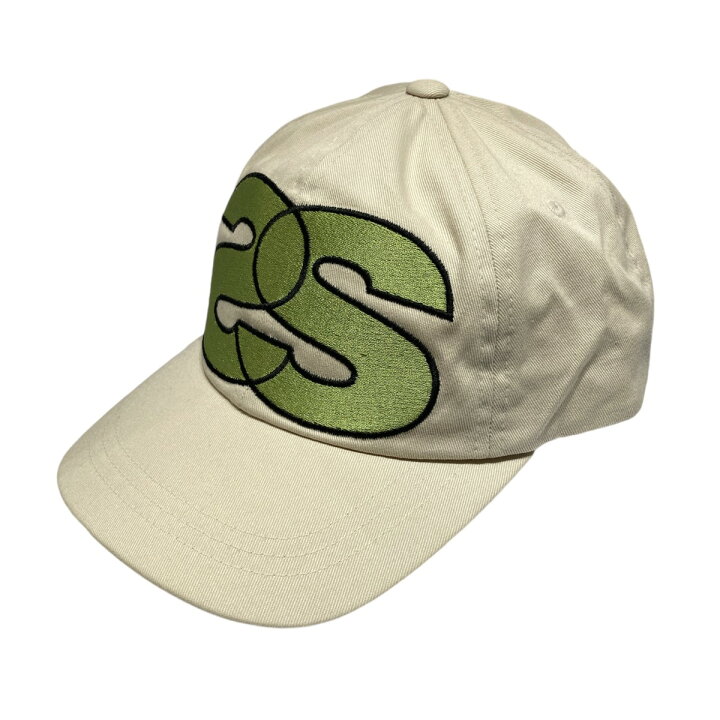 楽天市場】【中古】stussy Sロゴ刺繍 キャップ 1311143 ホワイト 