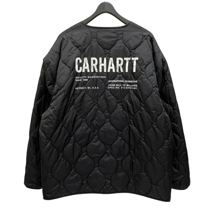 楽天市場】【中古】CarHarttキルティングジャケット ブラック サイズ 