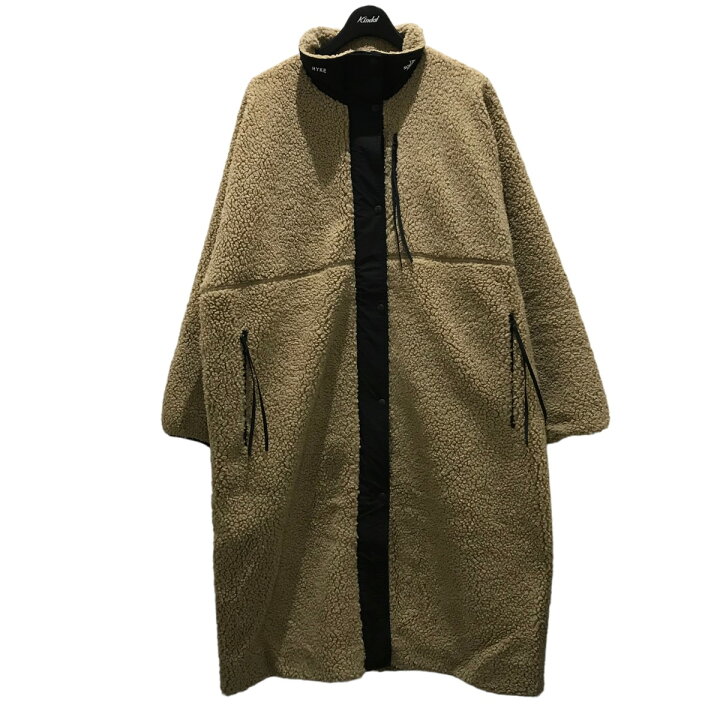 楽天市場】【中古】HYKE×THE NORTH FACE ボアコート NAW691HY ベージュ  