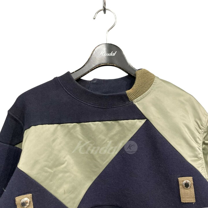 楽天市場】【中古】sacai ドッキングクルーネックスウェットトレーナー 