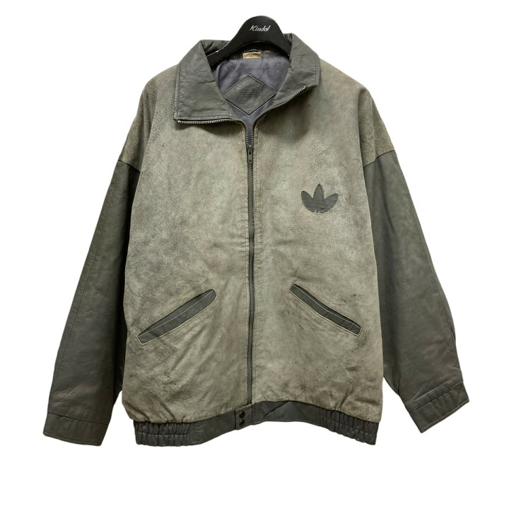 楽天市場】【中古】adidas 80s レザージャケット グレー サイズ：L 