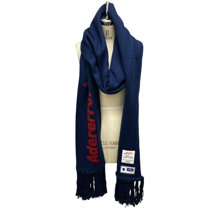 楽天市場】【中古】ADER error ロングマフラー ネイビー サイズ：ONE 