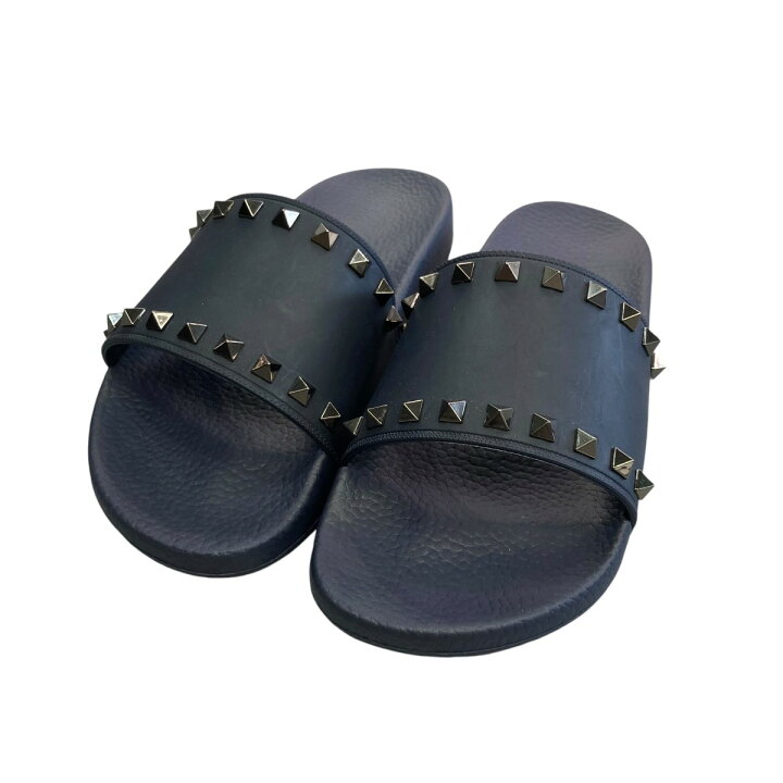 楽天市場】【中古】VALENTINO GARAVANI スタッズフラットサンダル 
