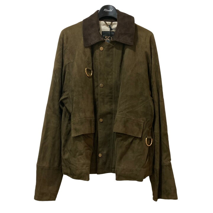 楽天市場】【中古】Cinquanta×BEAMS f スエードフィッシングブルゾン i  